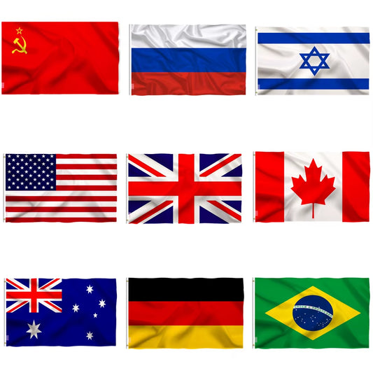 National Flag 90*150CM Flag Polyester Banner Indoor Outdoor Banner Decorative Flag Garden Party Flag